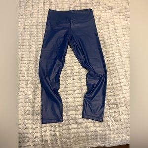 Metallic Blue Womens Zyia Legginga